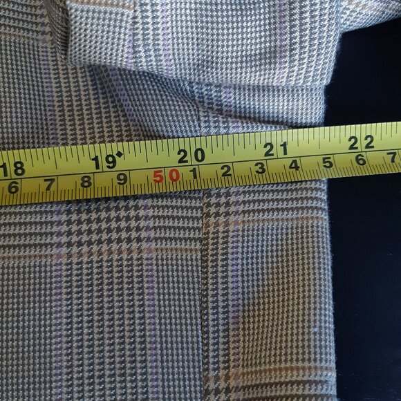 ARNOLD BRANT SZ 40R Plaid Men's Sport Jacket Beige - Picture 12 of 14